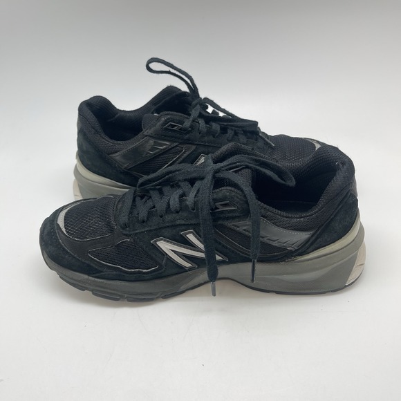 New Balance Sneakers Womens 9 B 990 V5 W990BK5 Black Casual Athletic Gym Shoes - Picture 8 of 12